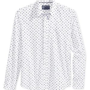 American Rag Navy & White Men’s Button-up Small